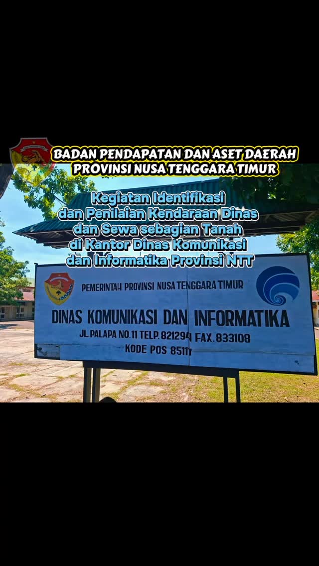 Identifikasi dan penilaian aset di Dinas Kominfo NTT